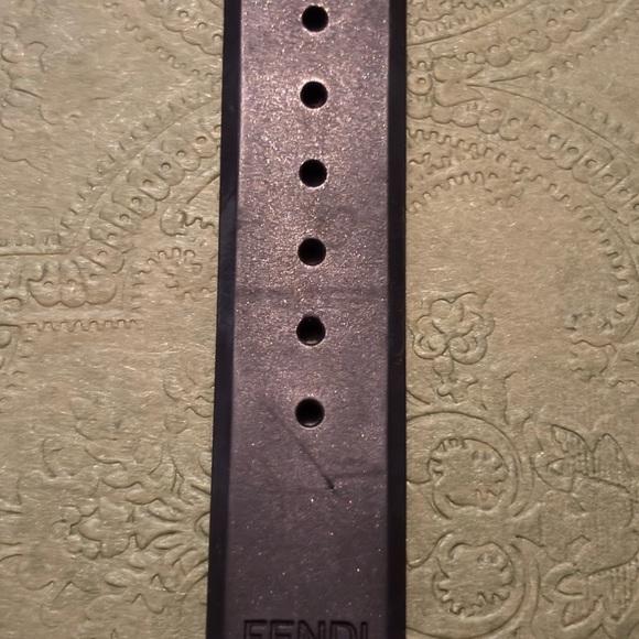 Fendi | Accessories | Watches | Women’s Watch with Black Band and Gold Dial - Picture 4 of 6